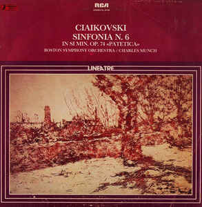 Sinfonia N.6 In Si Min. Op.74 "Patetica"